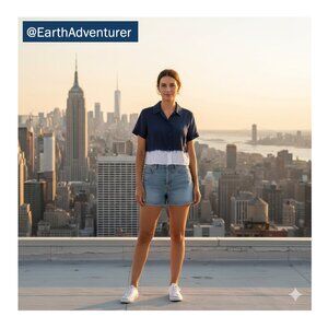 NWT J.Crew Dip-dyed Gamine shirt in cotton voile